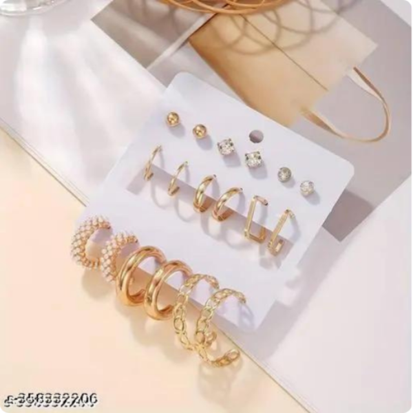 Gold Plated Pearl Earrings