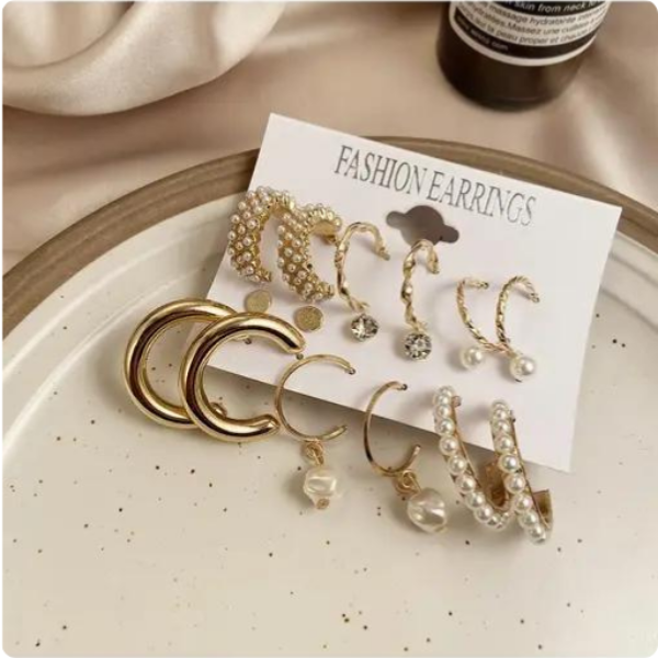 Gold Plated Pearl Earring