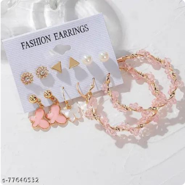 Studded Big Hoop Earring