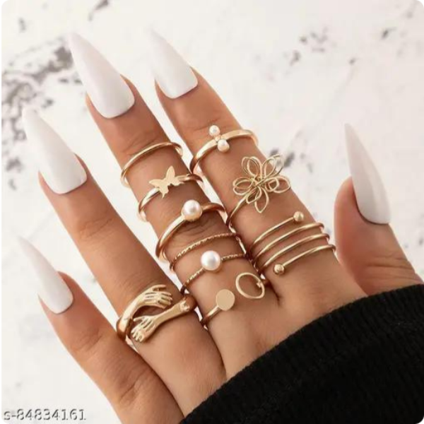  Jewels Gold Plated Ring