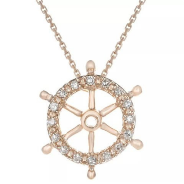Brass gold plated necklace for Girls - Image 2
