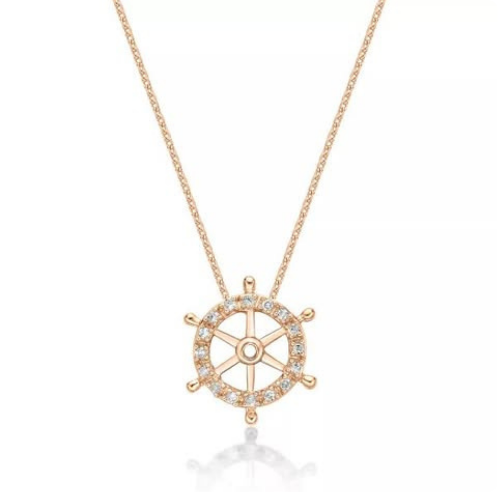 Brass gold plated necklace for Girls
